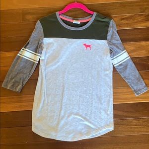 Pink VS Baseball Tee